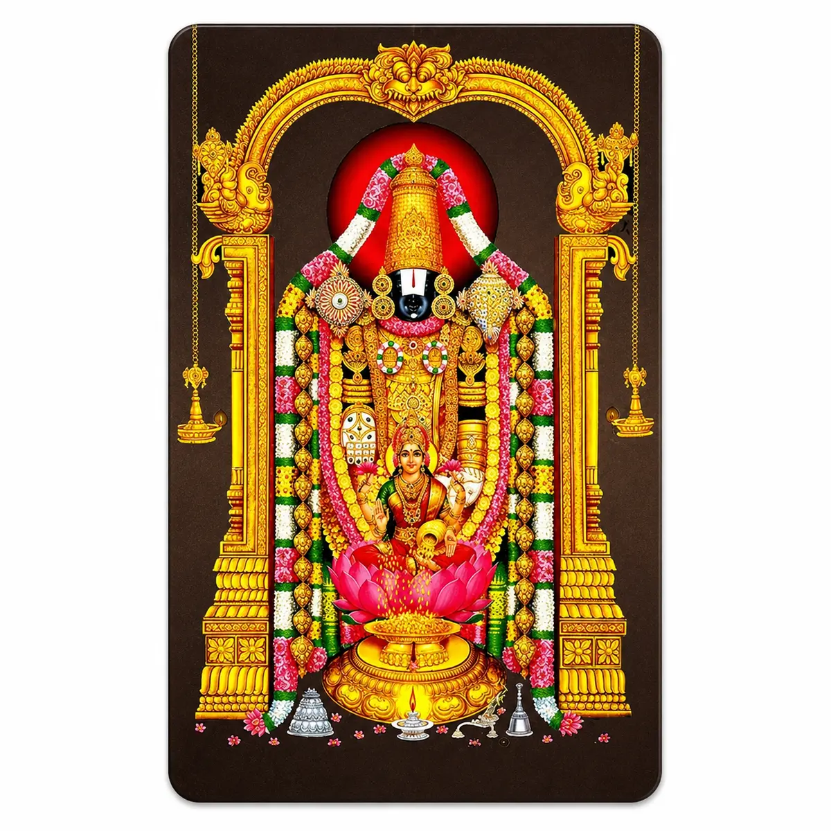 Tirupati Balaji PVC Photo Card