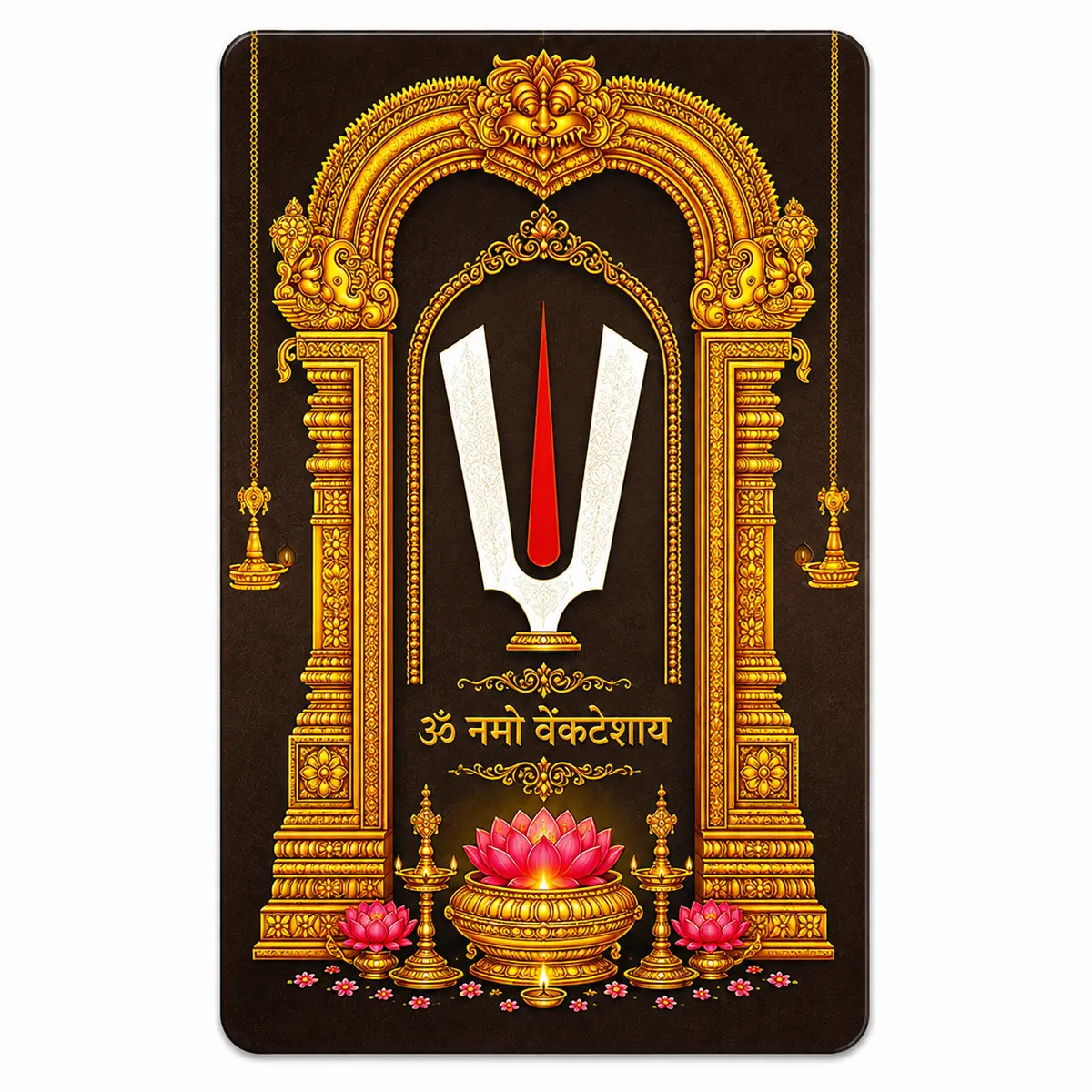 Tirupati Balaji PVC Photo Card, view 2