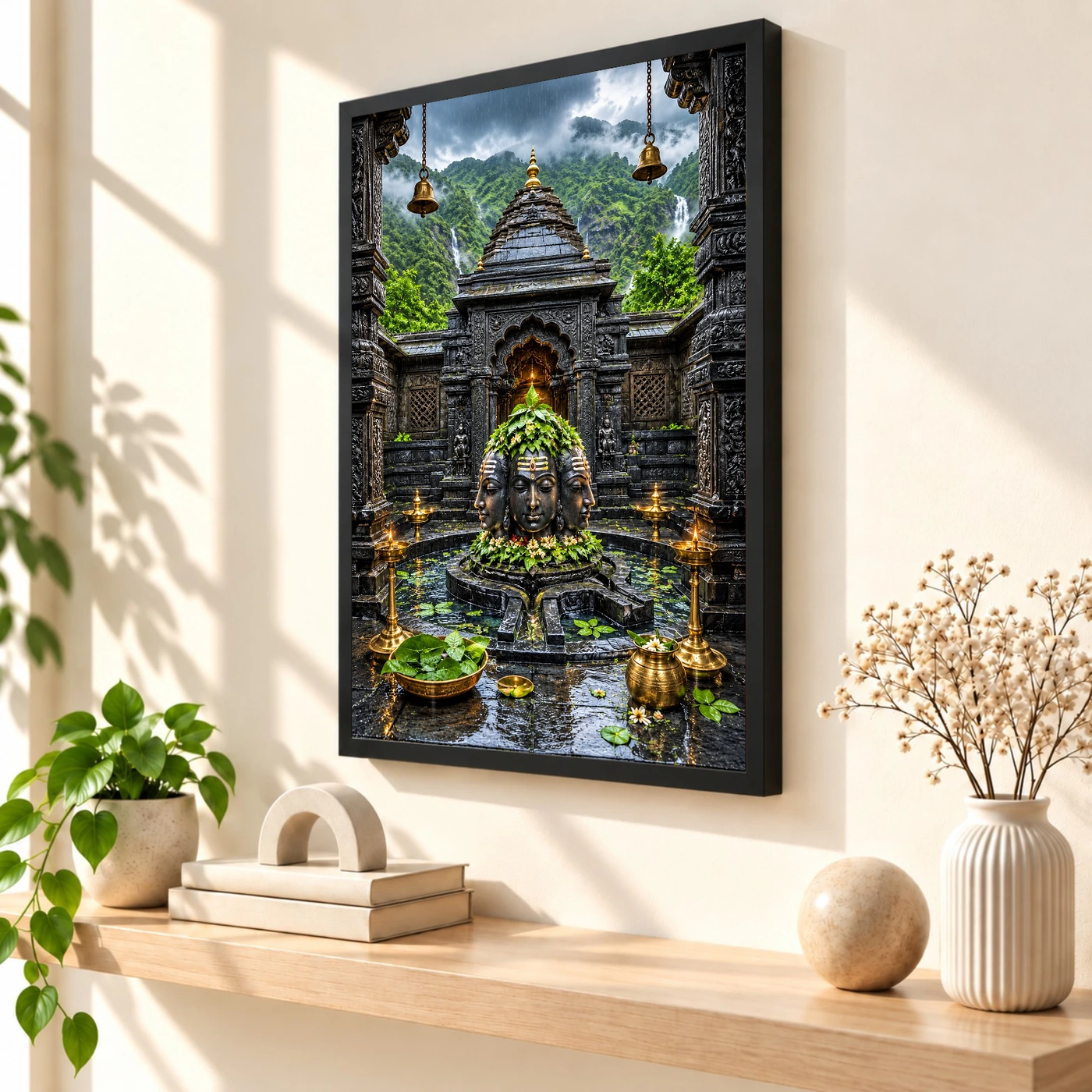 Trimbakeshwar Brahmagiri Monsoon Photo Frame, view 2