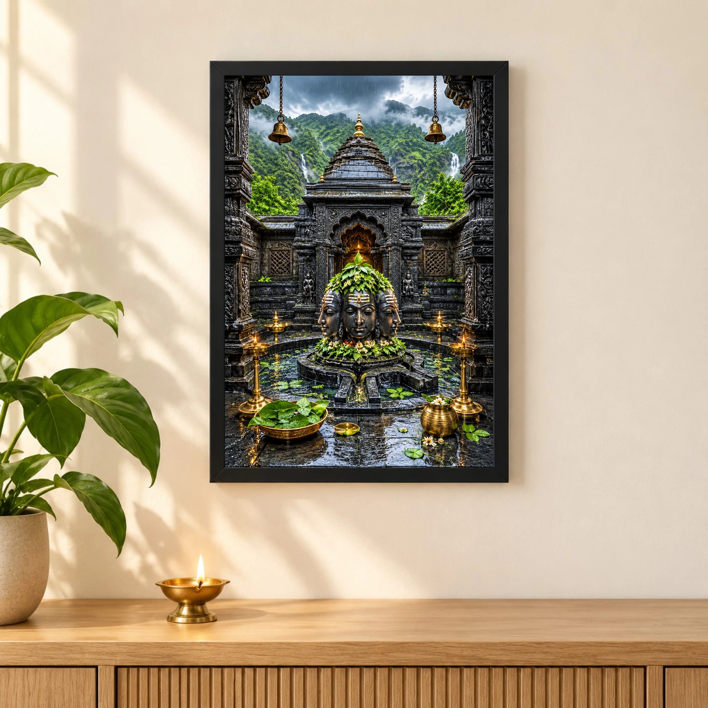 Trimbakeshwar Brahmagiri Monsoon Photo Frame, view 3