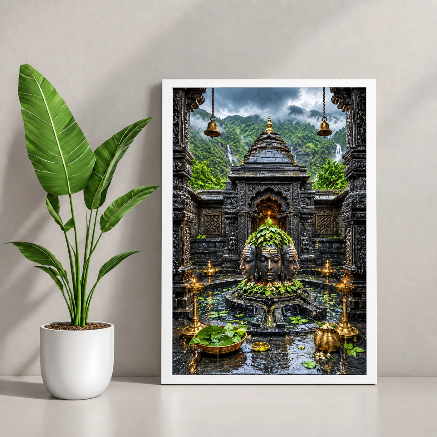 Trimbakeshwar Brahmagiri Monsoon Photo Frame, view 4