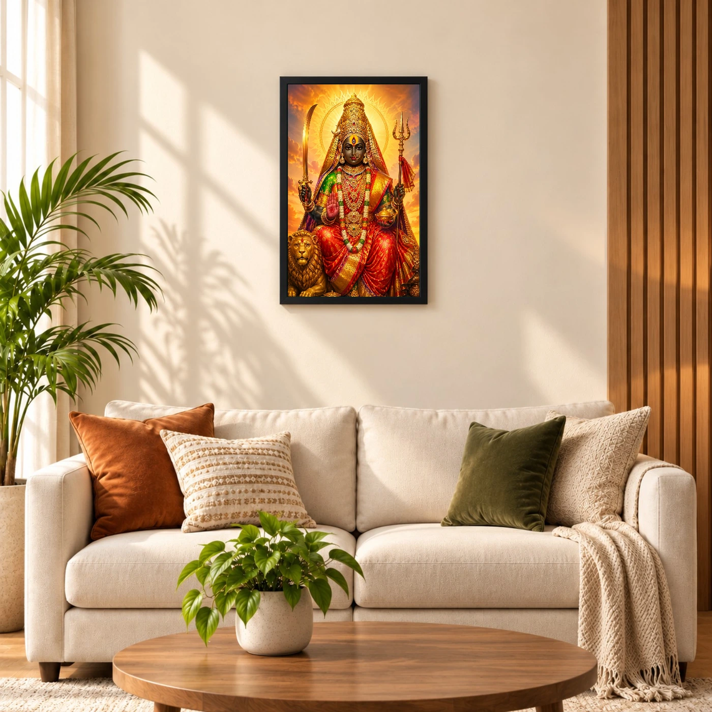 Tulja Bhavani Serene Sunrise Blessing Photo Frame, view 8