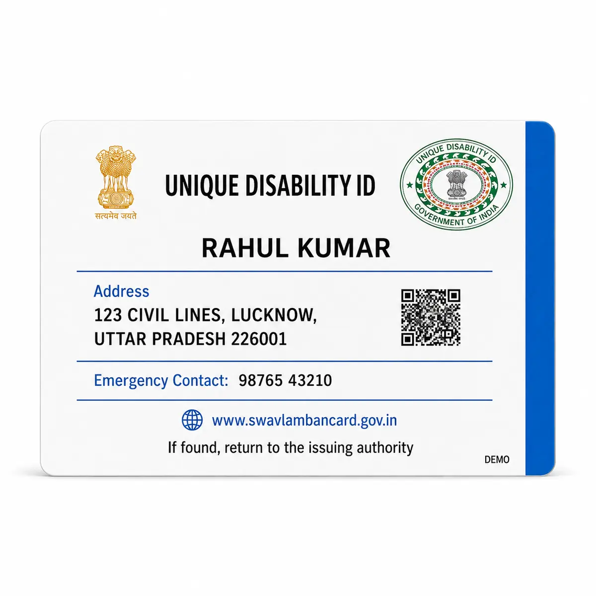 PVC UDID Card Print Online, view 2