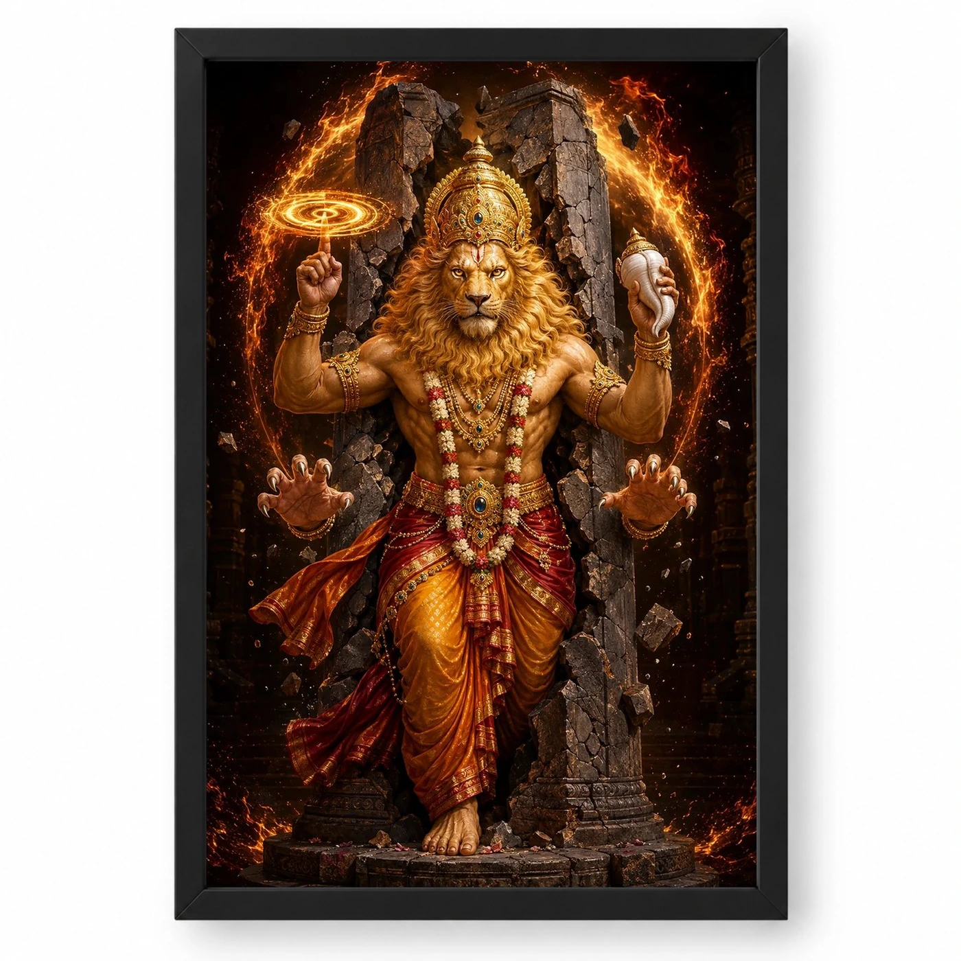 Ugra Narasimha — Fierce Form Frame