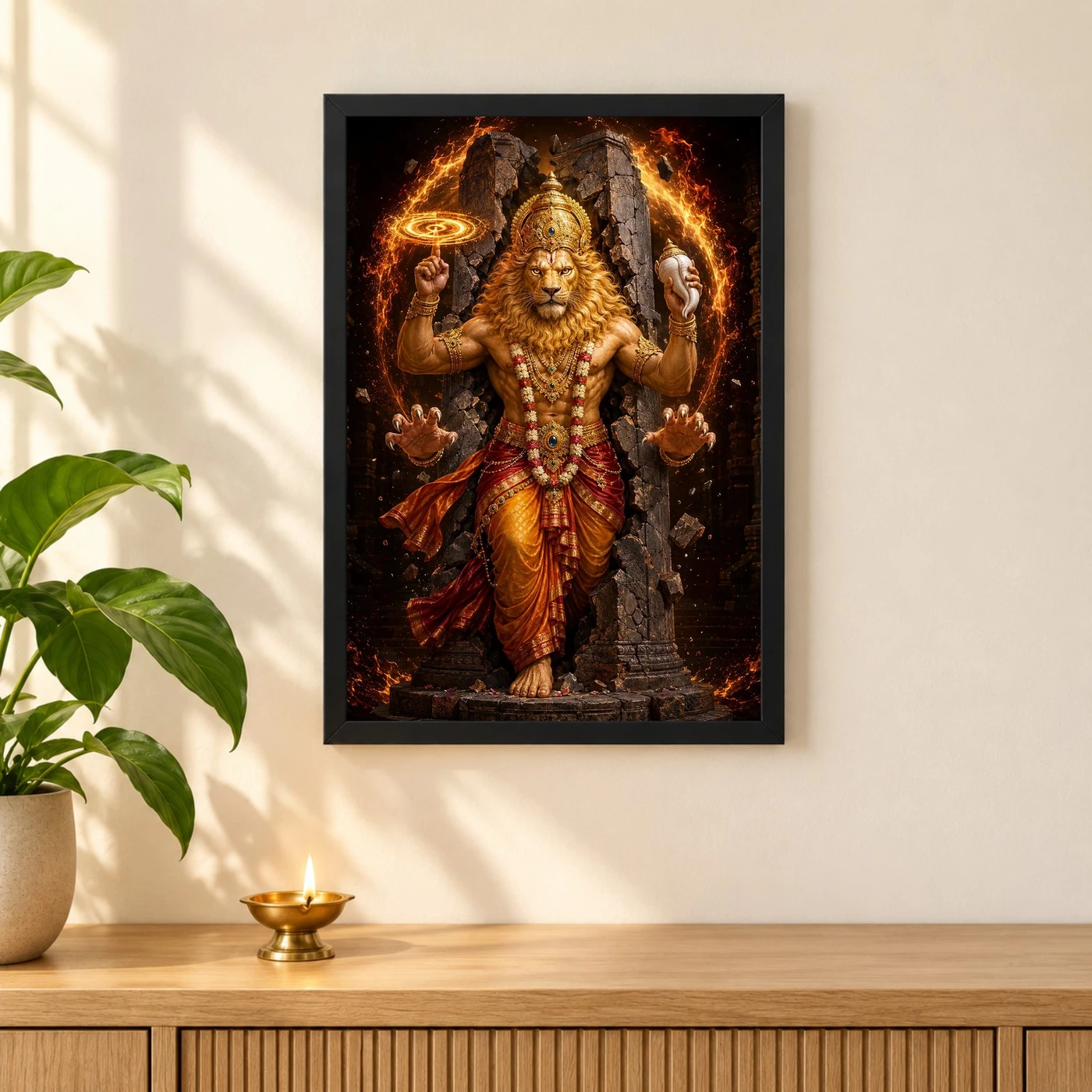 Ugra Narasimha — Fierce Form Frame, view 3