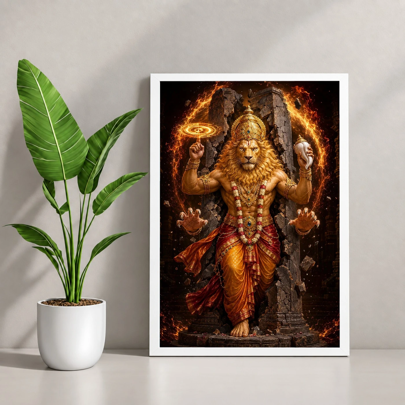 Ugra Narasimha — Fierce Form Frame, view 4