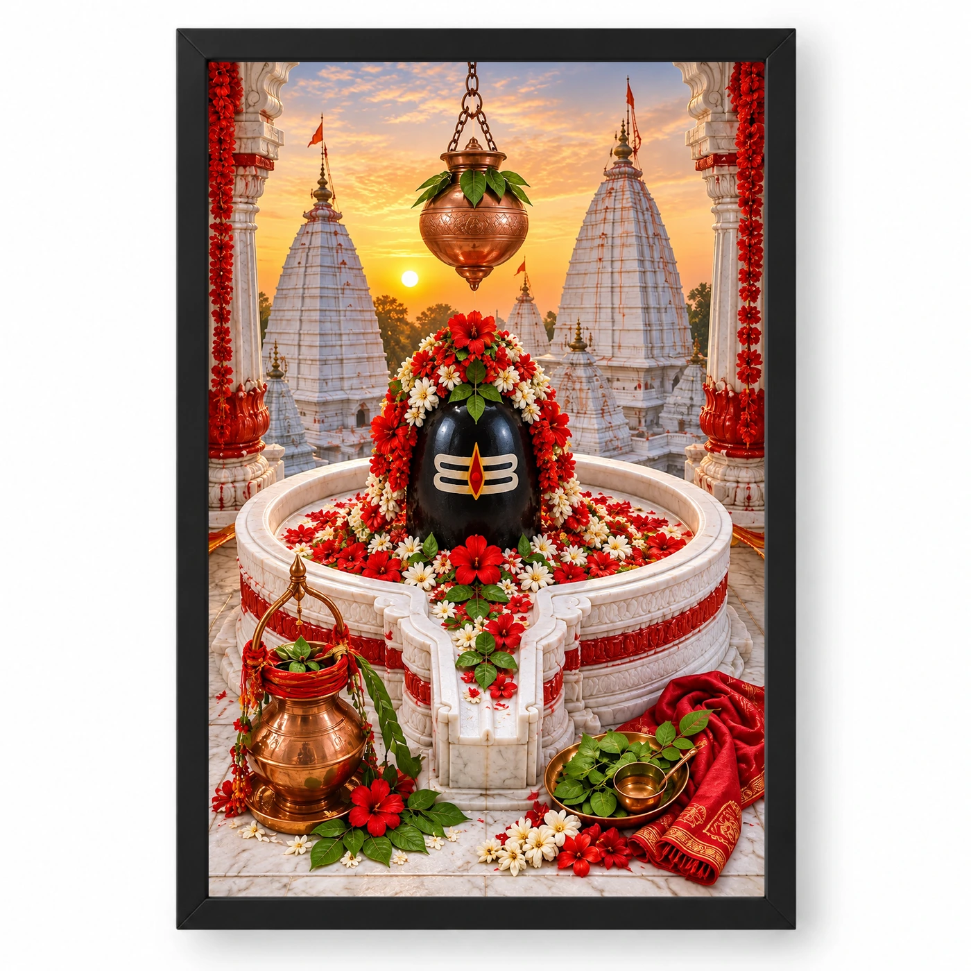 Vaidyanath Deoghar Temple Blessings Photo Frame