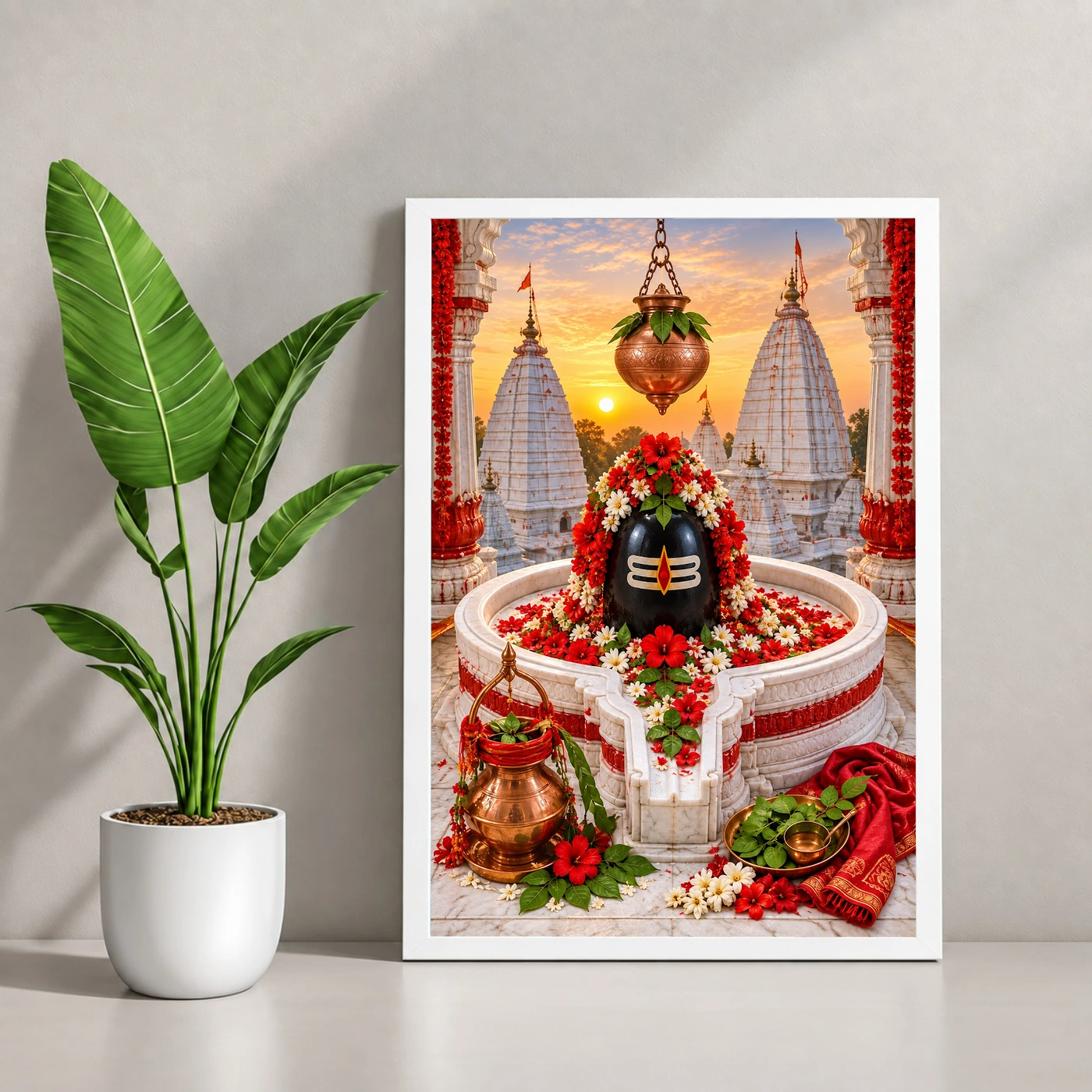 Vaidyanath Deoghar Temple Blessings Photo Frame, view 4
