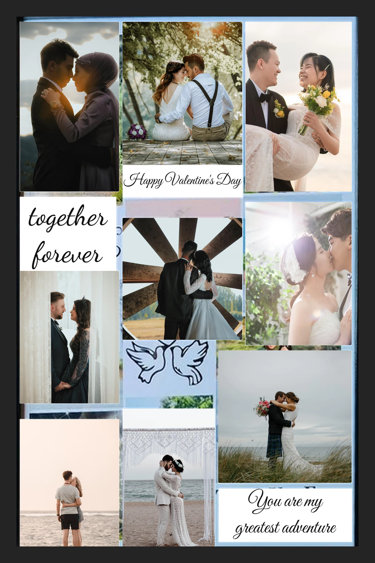 Temp 21 - Valentine Together Forever Collage