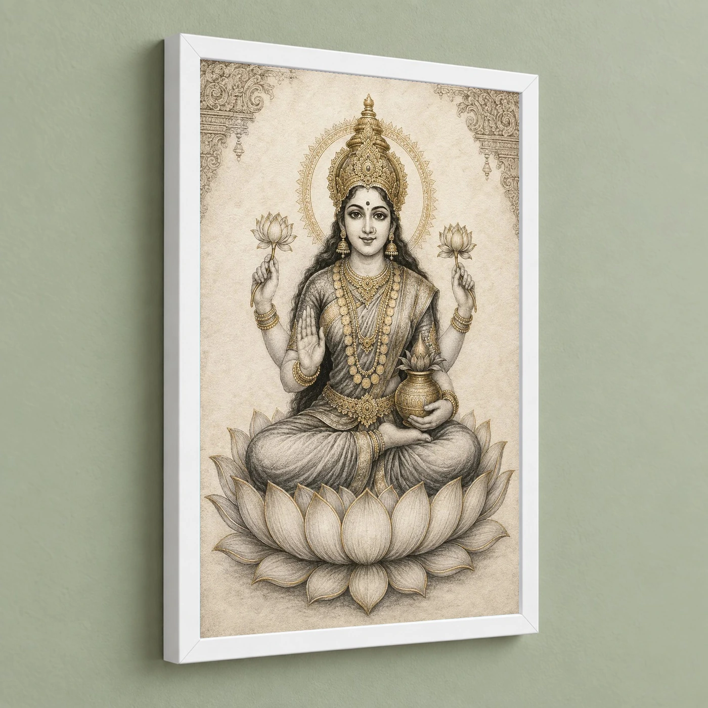 Varalakshmi — Monochrome Sketch Frame, view 5