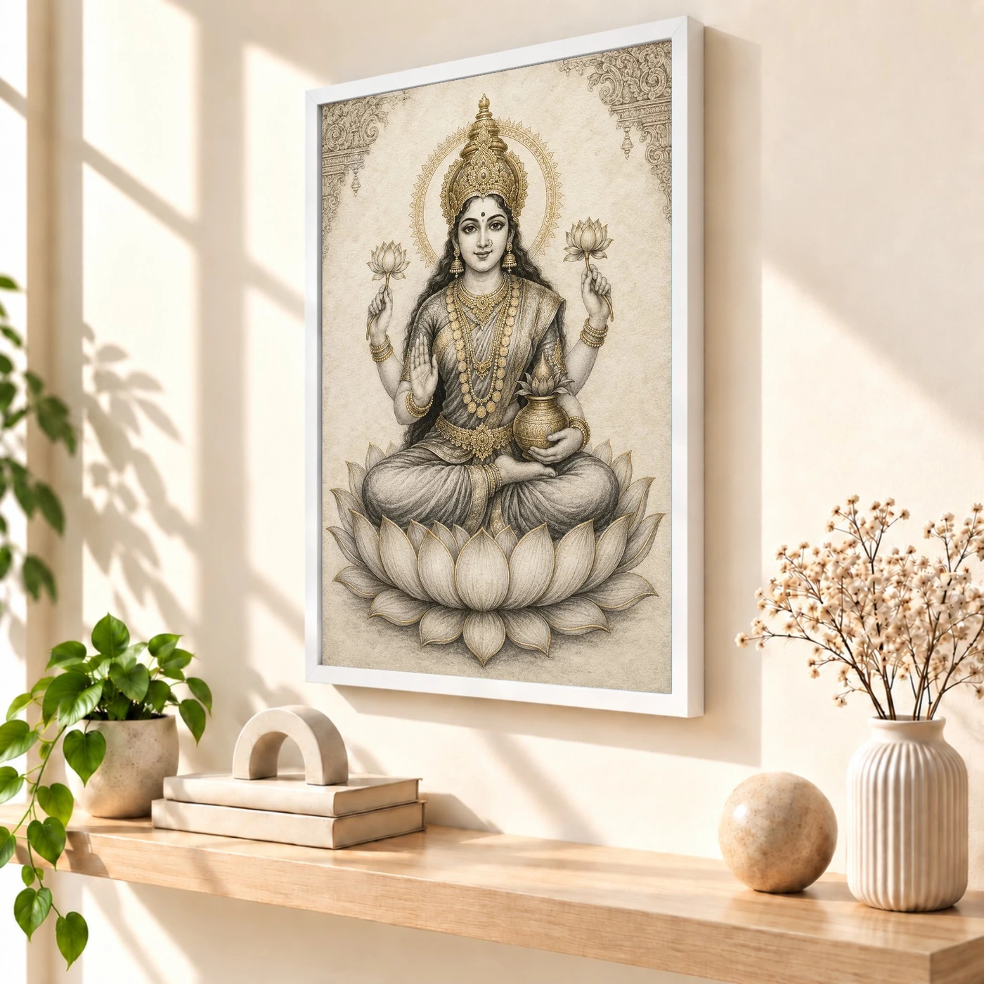 Varalakshmi — Monochrome Sketch Frame, view 7