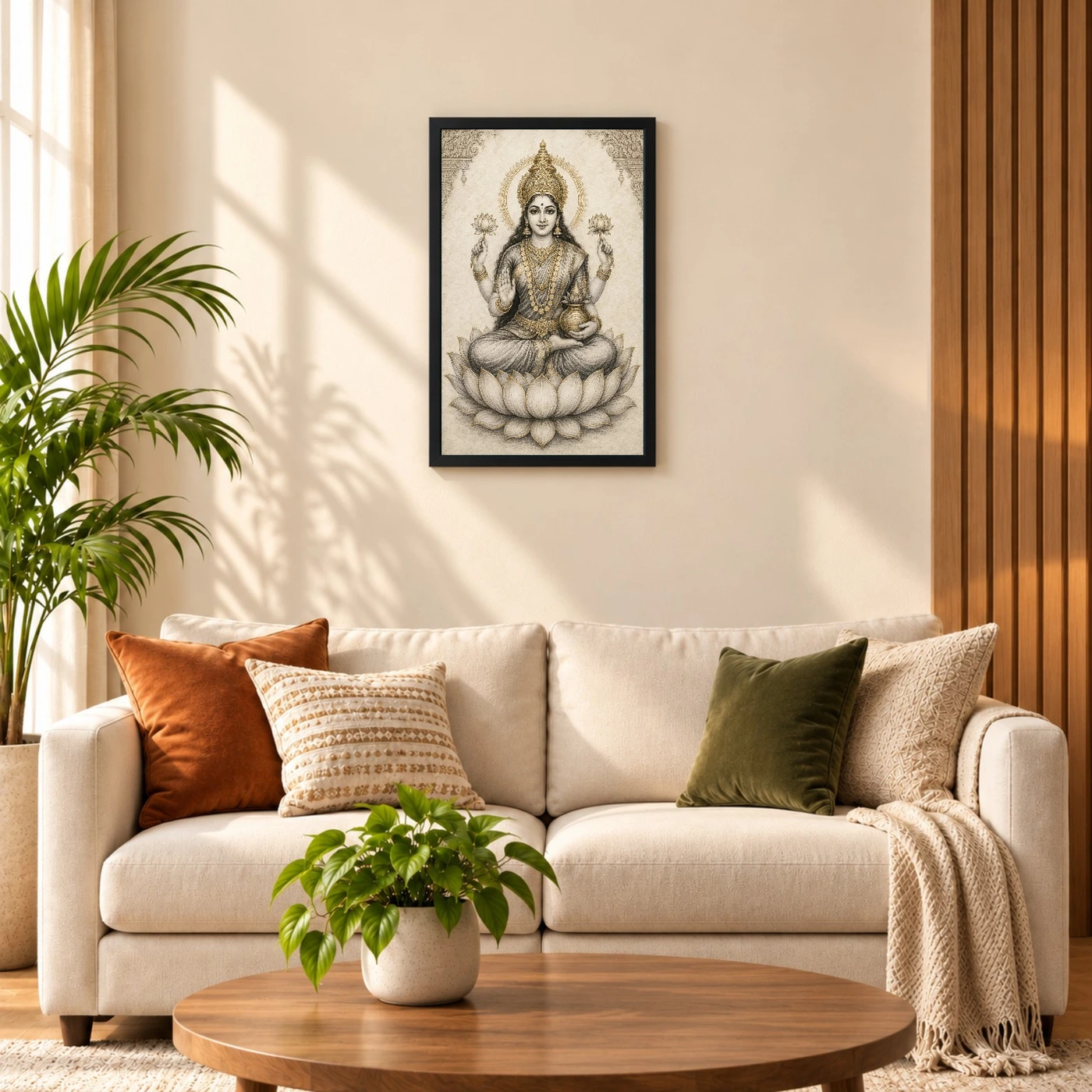 Varalakshmi — Monochrome Sketch Frame, view 8