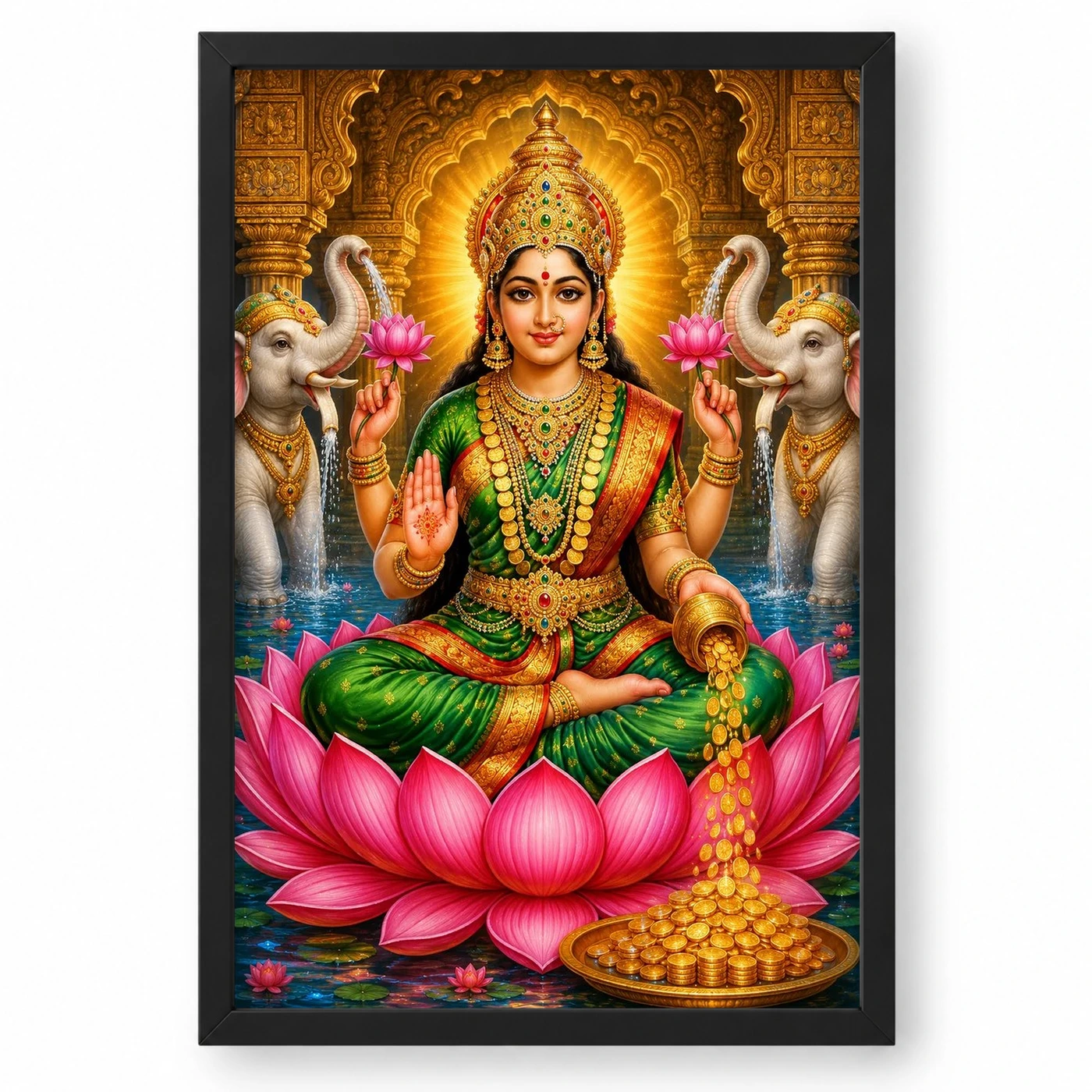 Varalakshmi — Traditional South Indian Style Frame