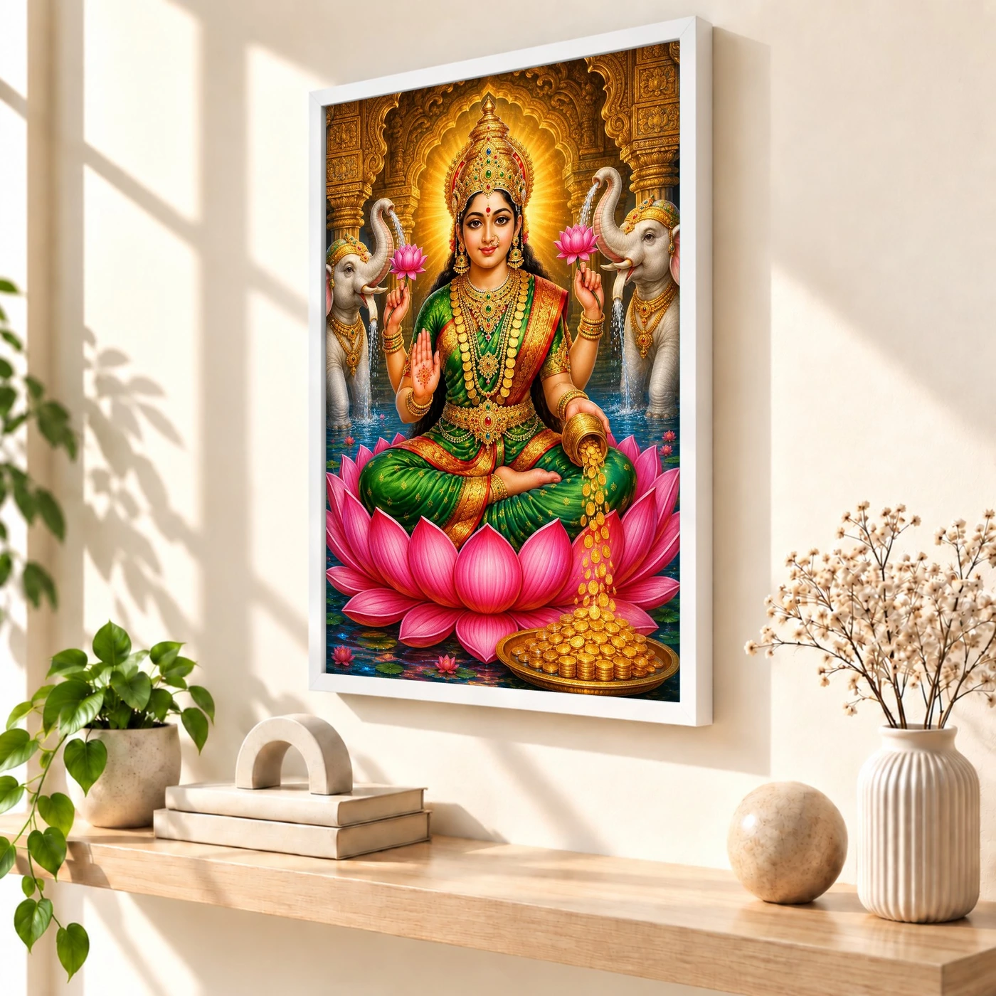 Varalakshmi — Traditional South Indian Style Frame, view 7