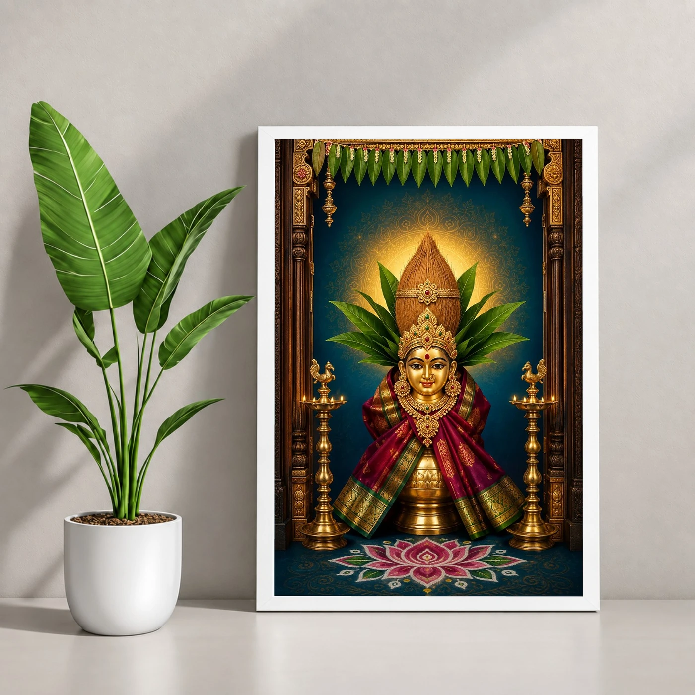 Varalakshmi — Vertical Entrance Frame, view 4