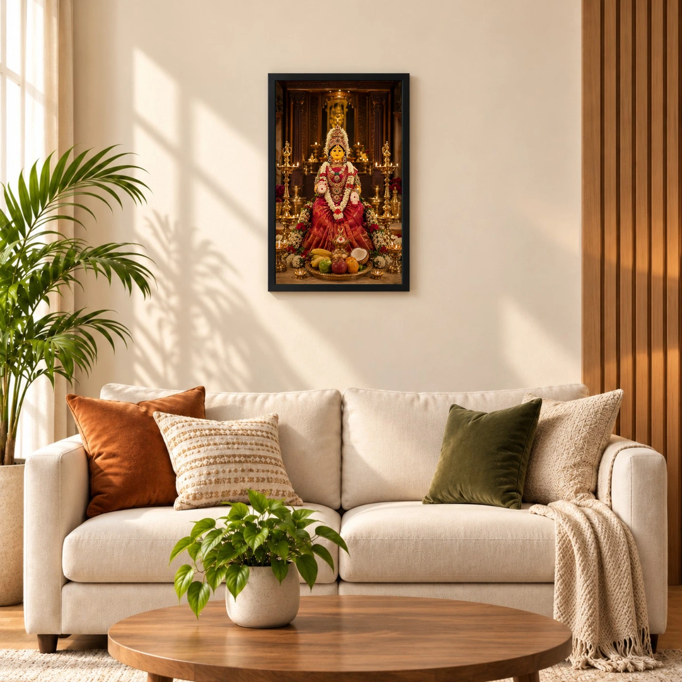 Varalakshmi Vratam Idol Photo Frame – Temple Altar Art, view 8