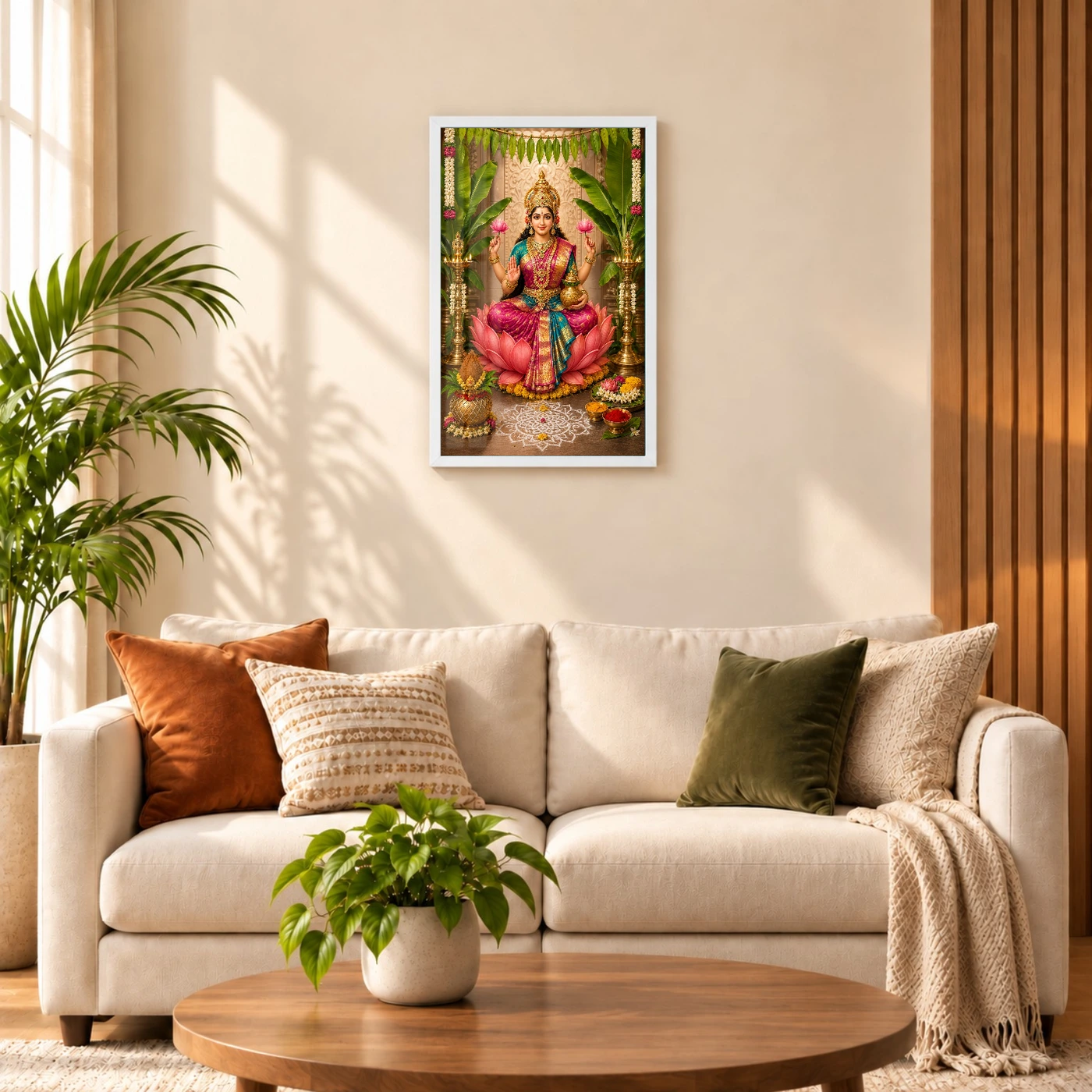 Varalakshmi Vratam Photo Frame – Traditional South Indian Art, view 9