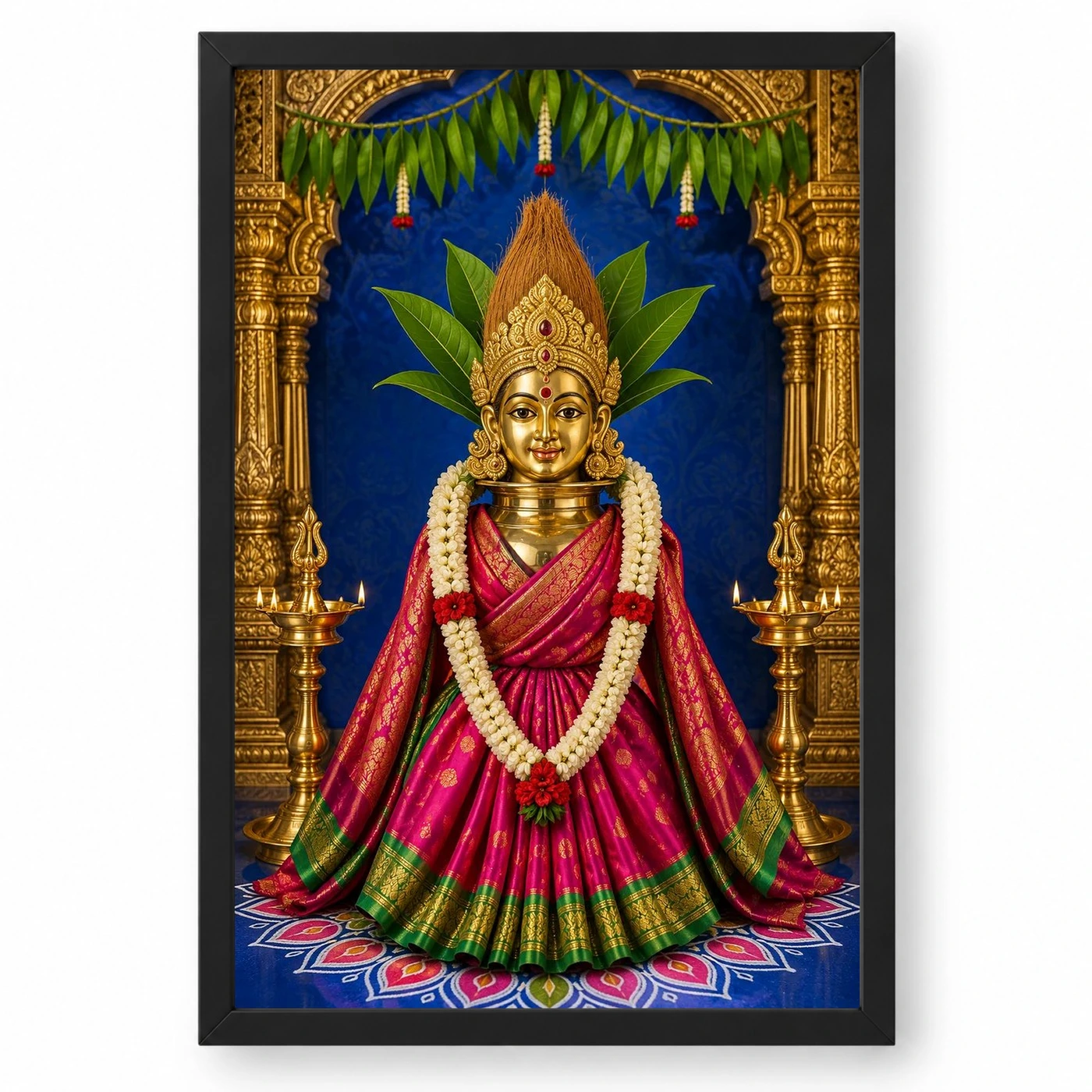 Varamahalakshmi — Festival Devi Frame