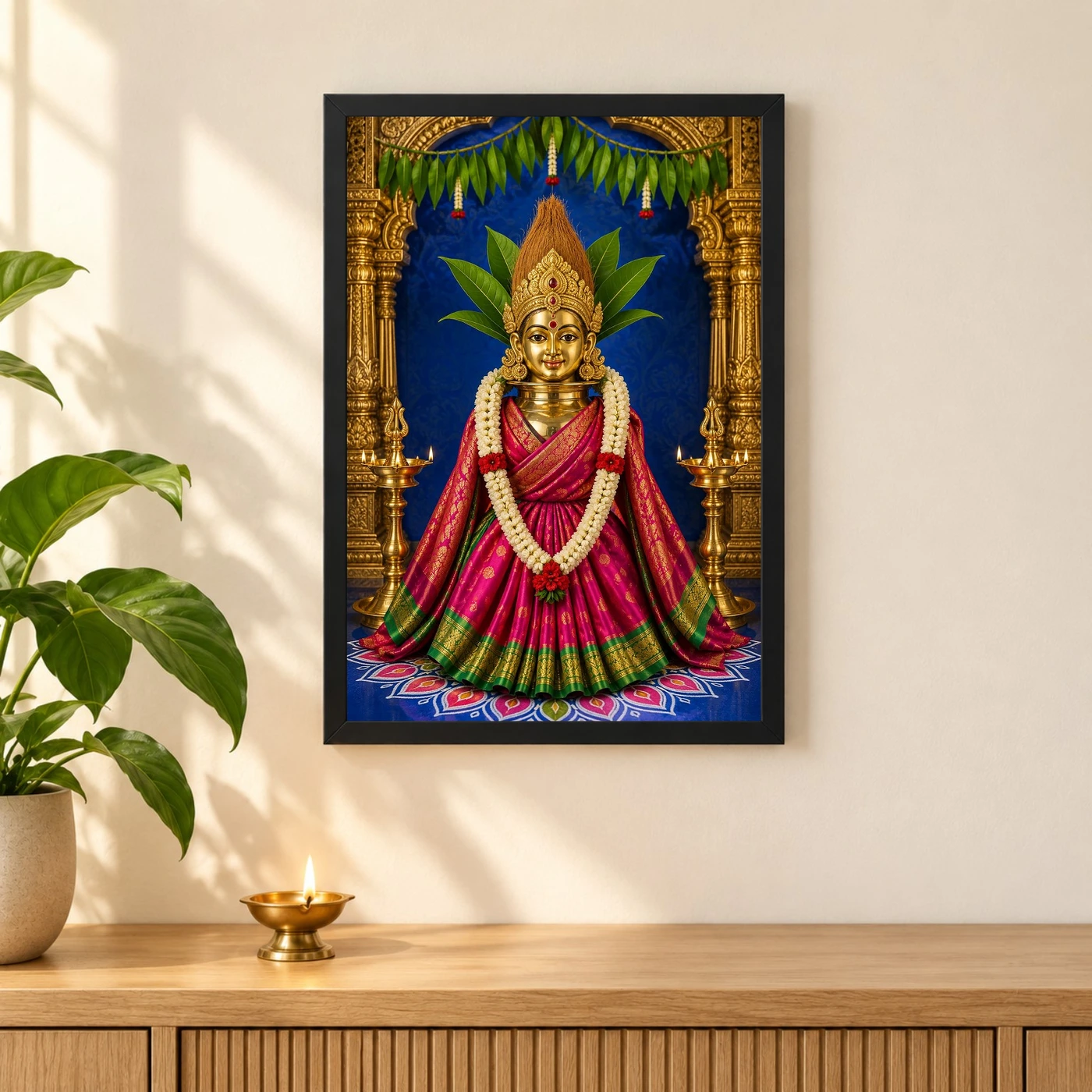 Varamahalakshmi — Festival Devi Frame, view 3
