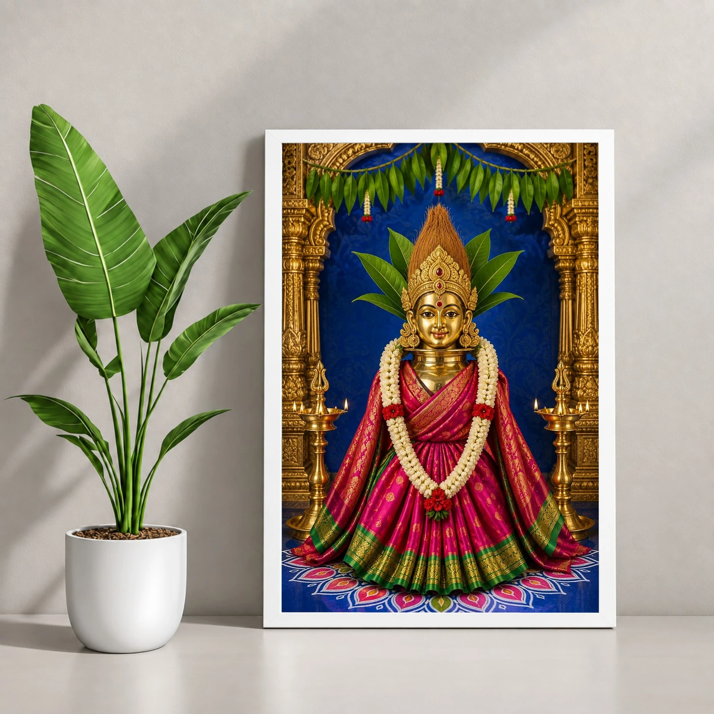 Varamahalakshmi — Festival Devi Frame, view 4