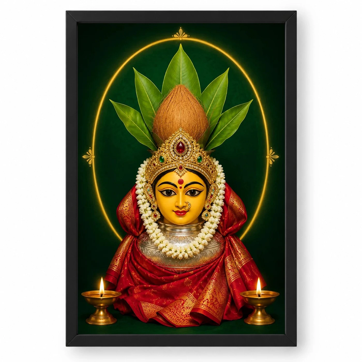 Varamahalakshmi — Pooja Mandir Small Frame