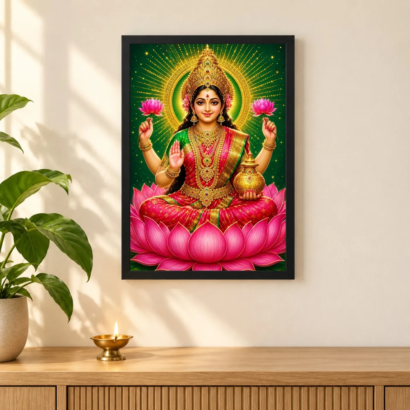 Varamahalakshmi — Radiant Portrait Frame, view 3