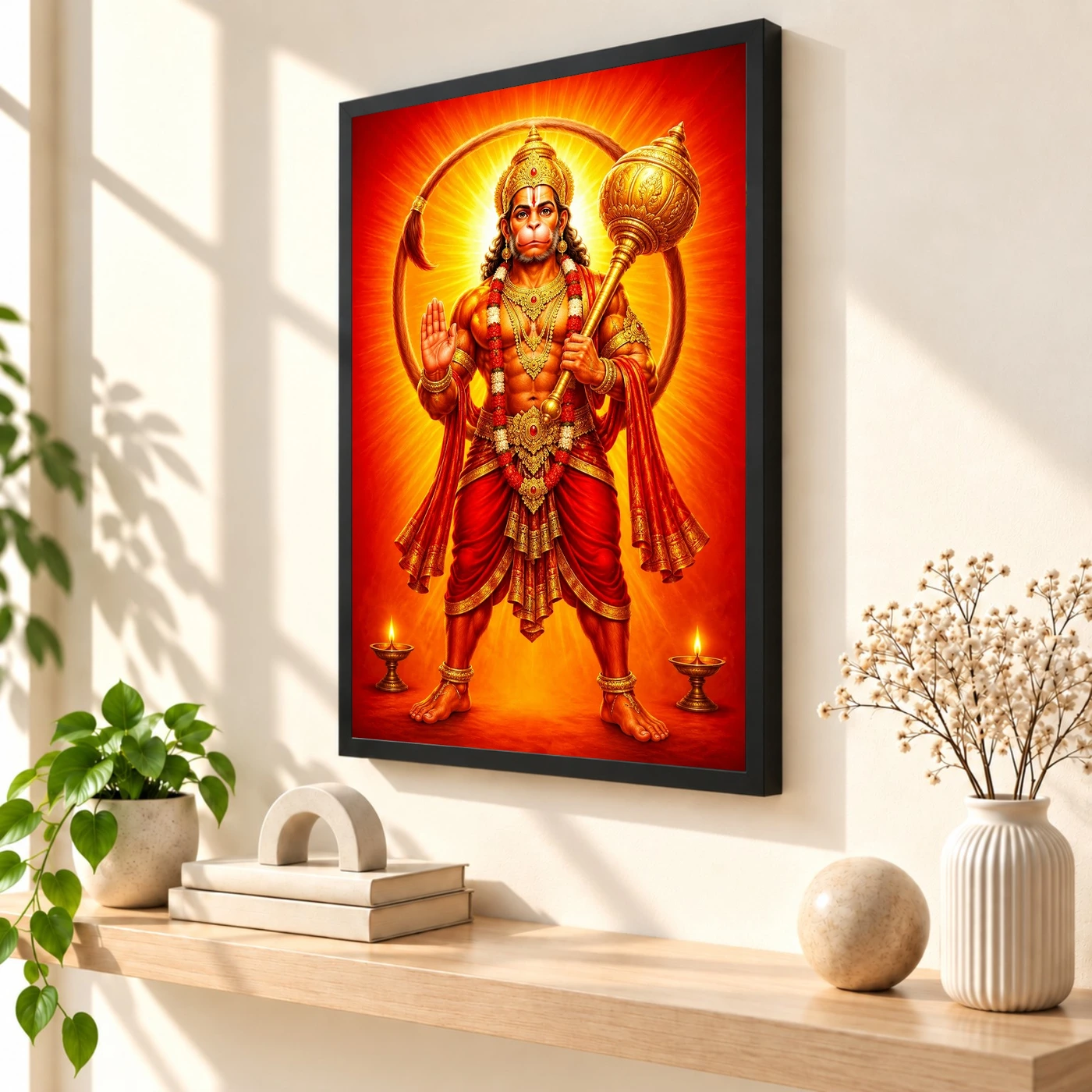 Veer Hanuman — Red Radiance Frame, view 2