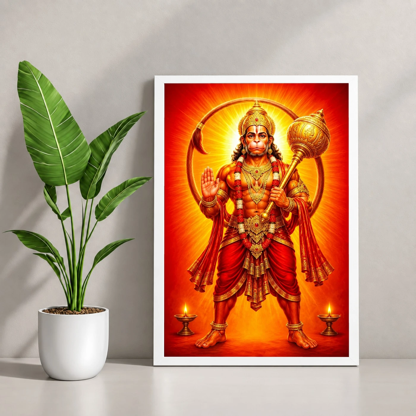 Veer Hanuman — Red Radiance Frame, view 4
