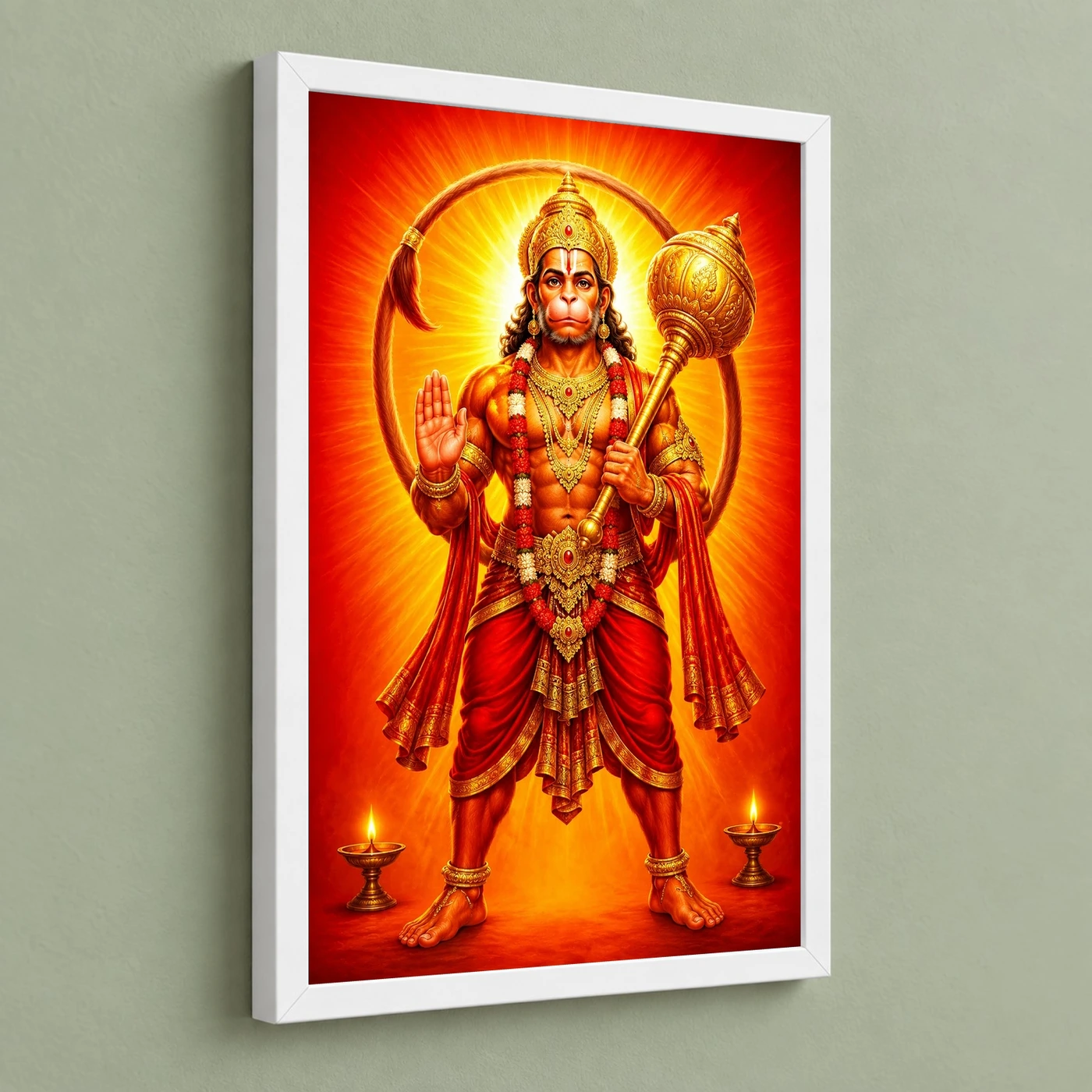 Veer Hanuman — Red Radiance Frame, view 5