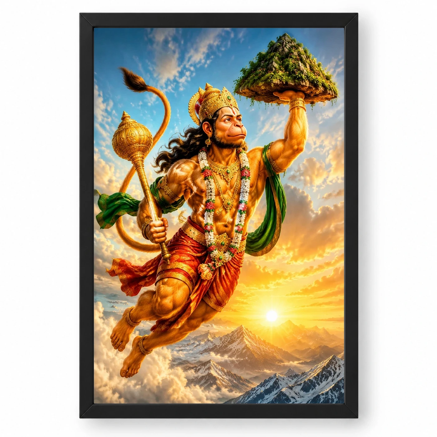 Veer Hanuman — Sanjeevani Mountain Frame