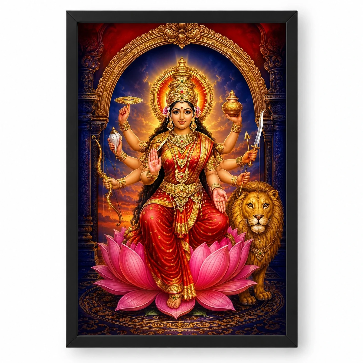 Veera Lakshmi — Goddess of Courage Frame