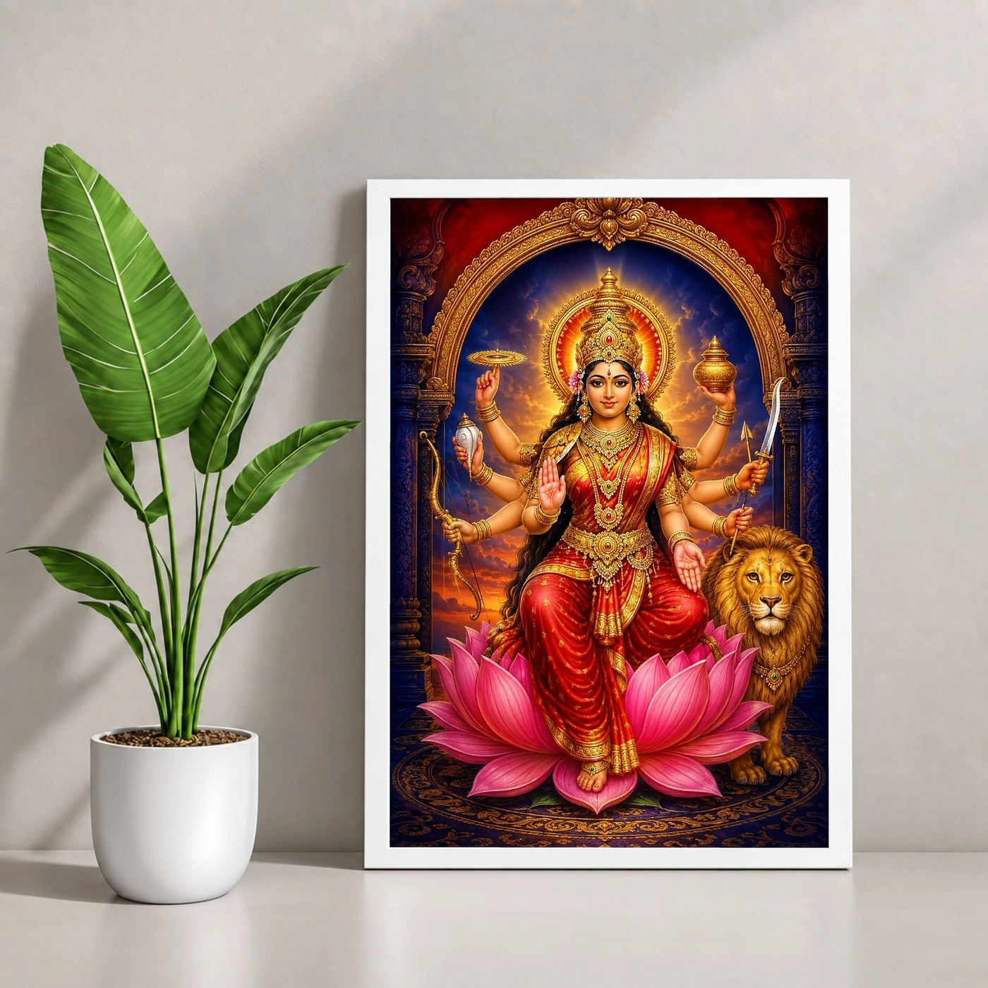 Veera Lakshmi — Goddess of Courage Frame, view 4