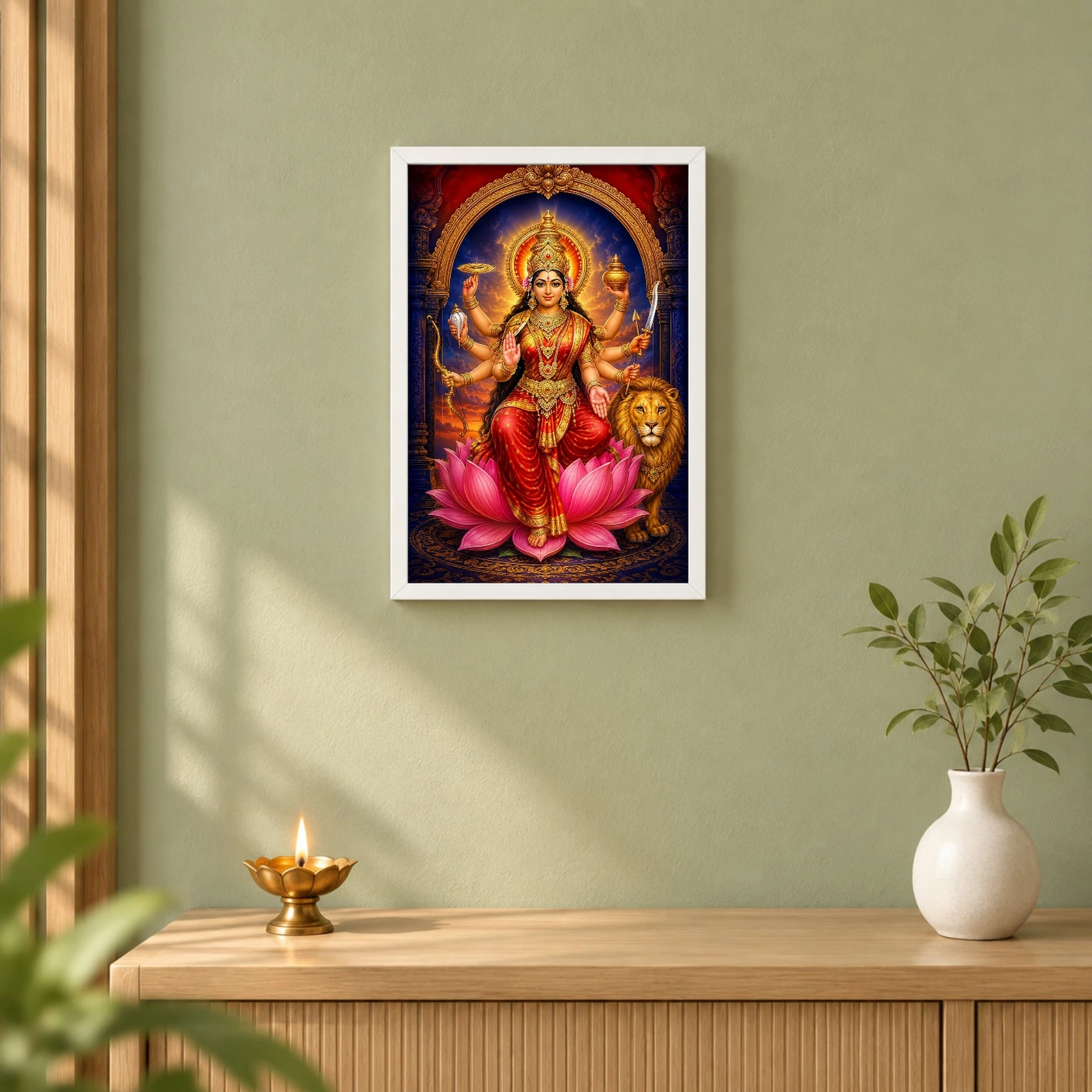 Veera Lakshmi — Goddess of Courage Frame, view 6