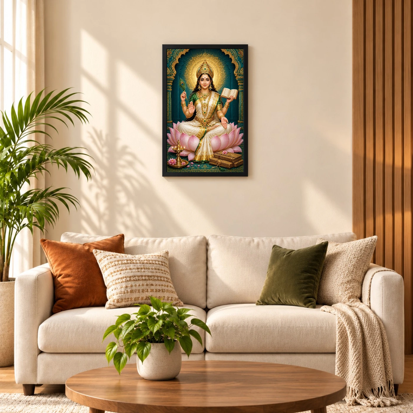 Vidya Lakshmi — Goddess of Knowledge Frame, view 8