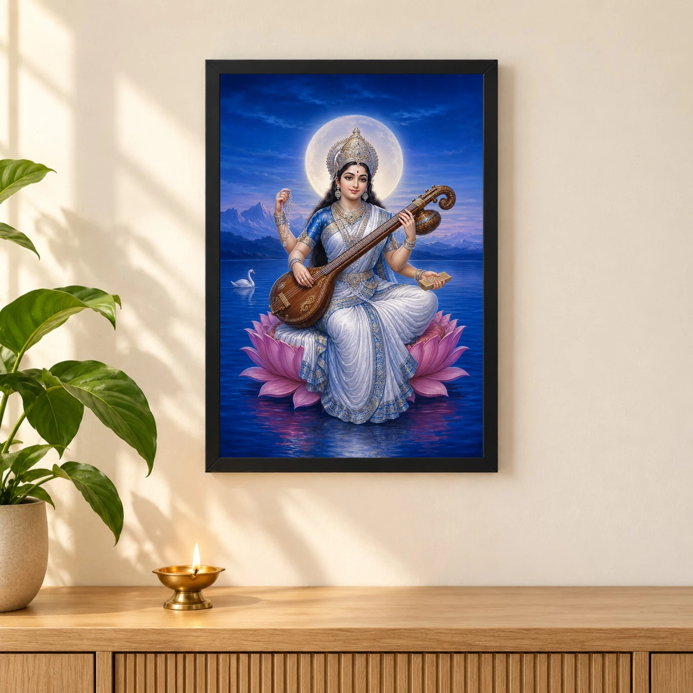 Vidya Saraswati — Blue River Serenity Frame, view 3