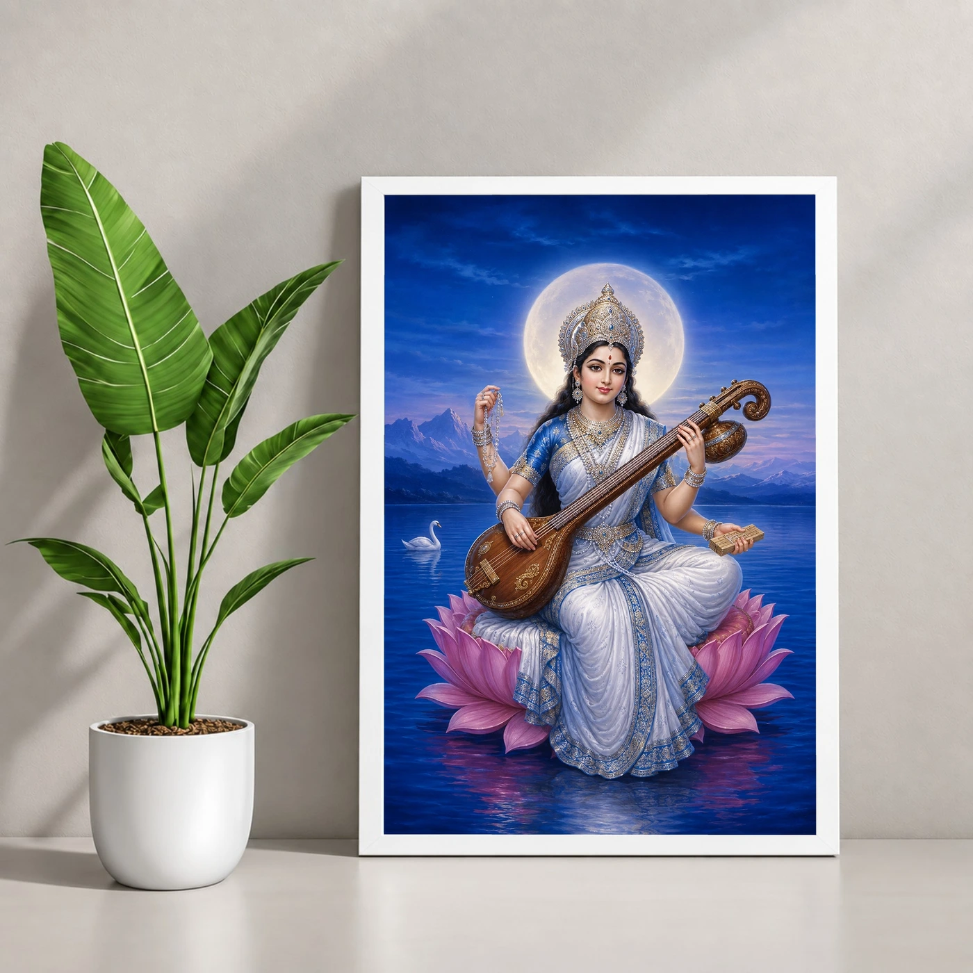 Vidya Saraswati — Blue River Serenity Frame, view 4
