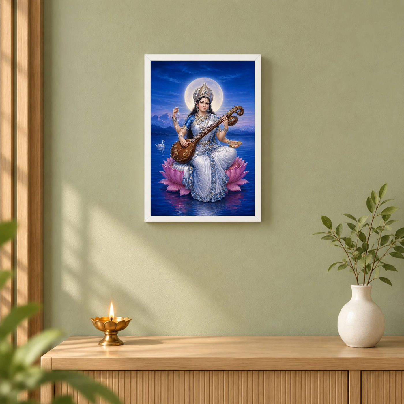 Vidya Saraswati — Blue River Serenity Frame, view 6