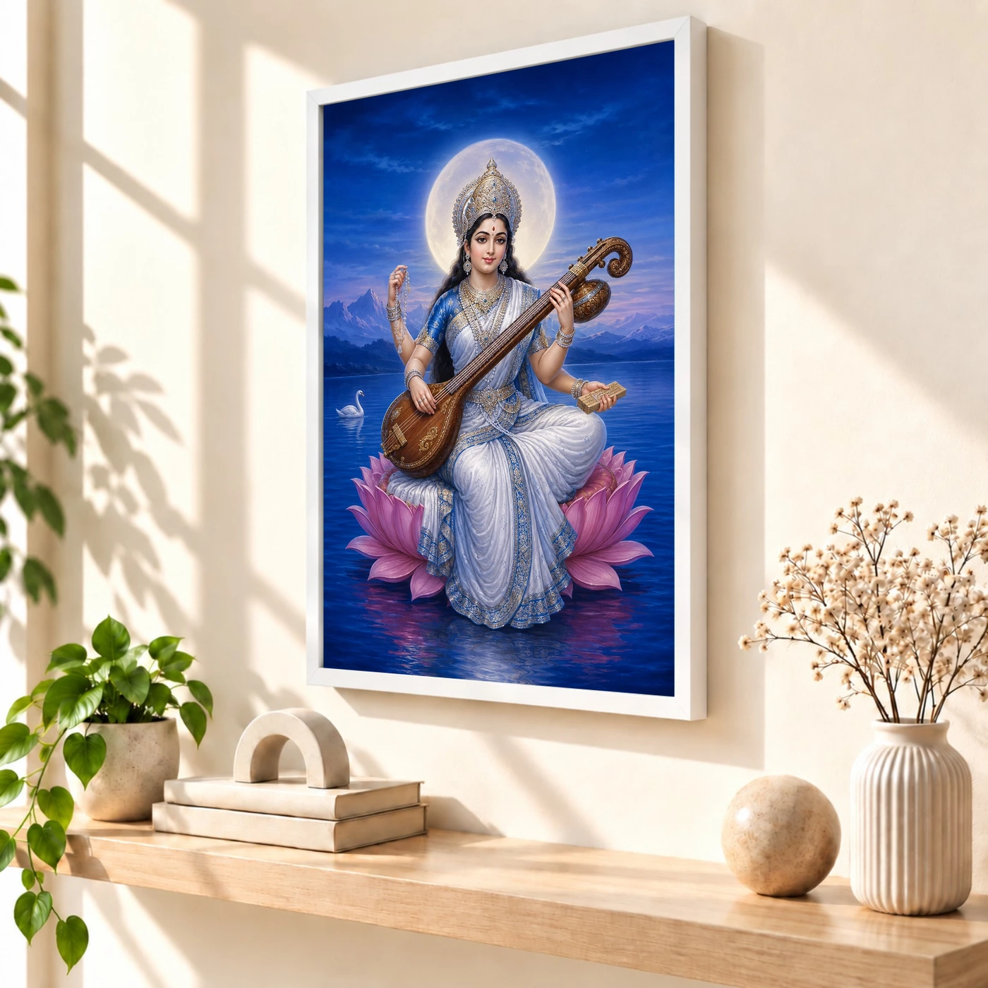 Vidya Saraswati — Blue River Serenity Frame, view 7