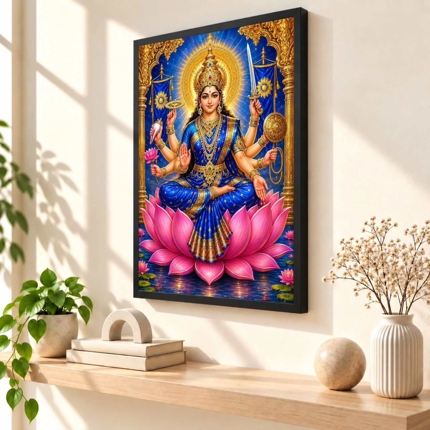 Vijaya Lakshmi — Goddess of Victory Frame, view 2