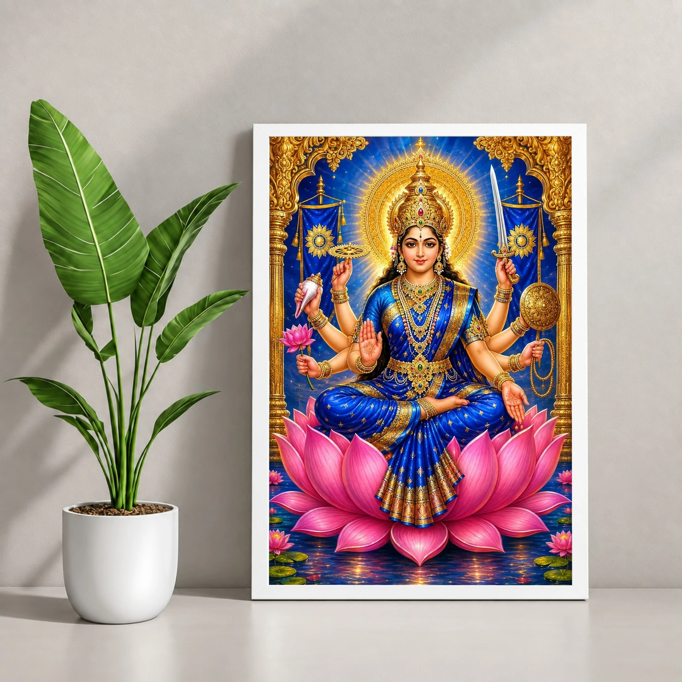 Vijaya Lakshmi — Goddess of Victory Frame, view 4