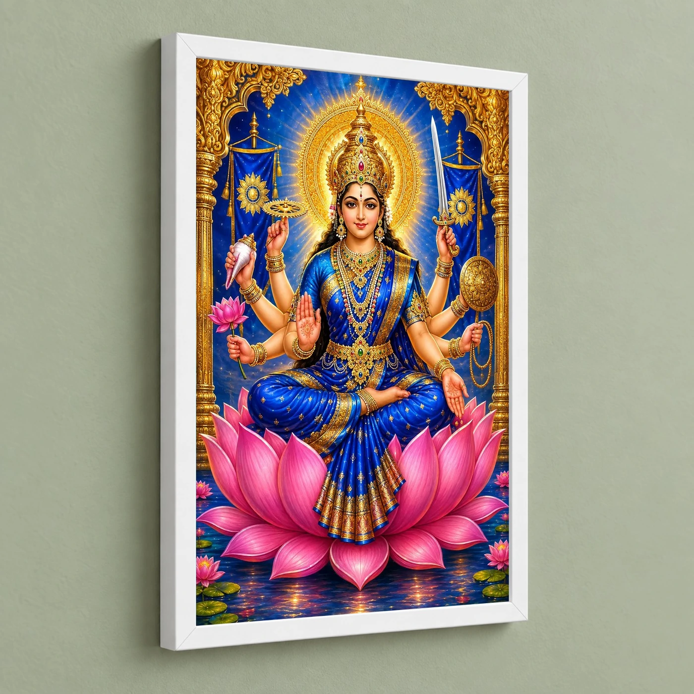 Vijaya Lakshmi — Goddess of Victory Frame, view 5