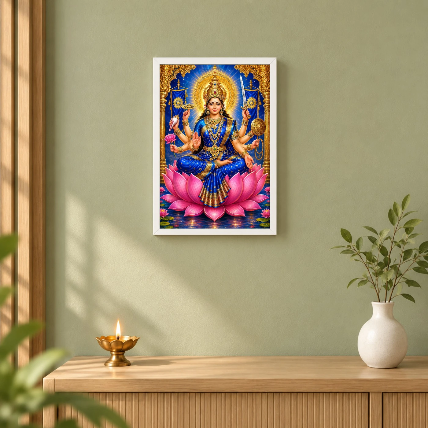 Vijaya Lakshmi — Goddess of Victory Frame, view 6