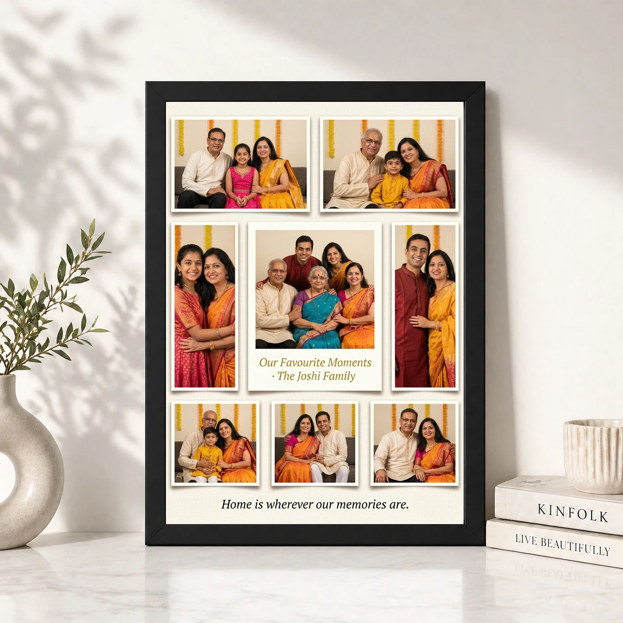 Wall Photo Frame Collage Large Living Room Memory Display Photo Frame, view 4