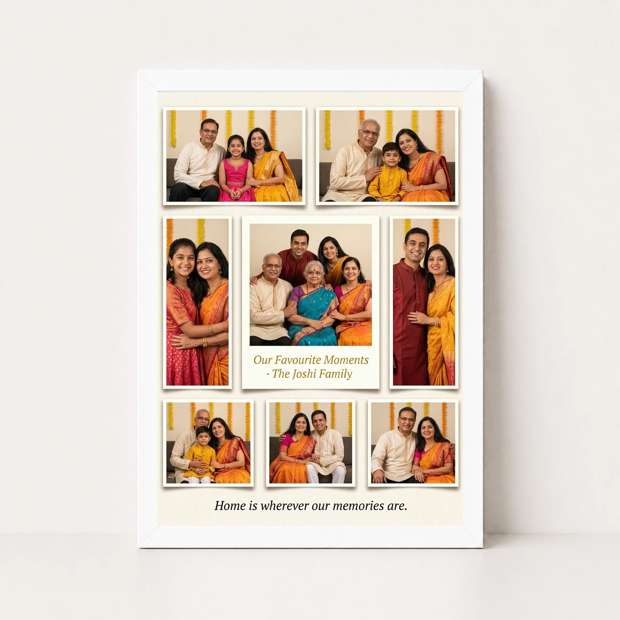 Wall Photo Frame Collage Large Living Room Memory Display Photo Frame, view 5