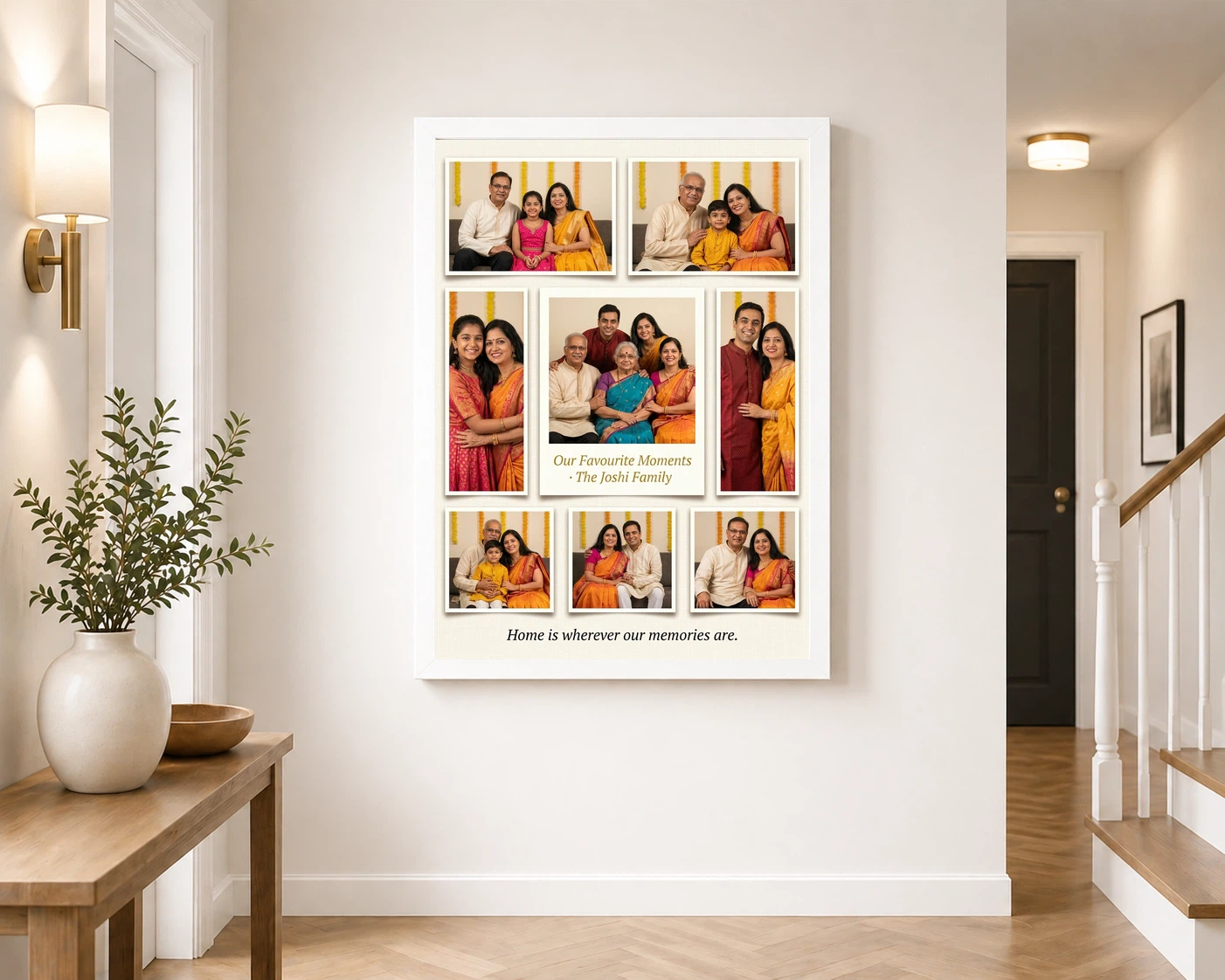 Wall Photo Frame Collage Large Living Room Memory Display Photo Frame, view 6