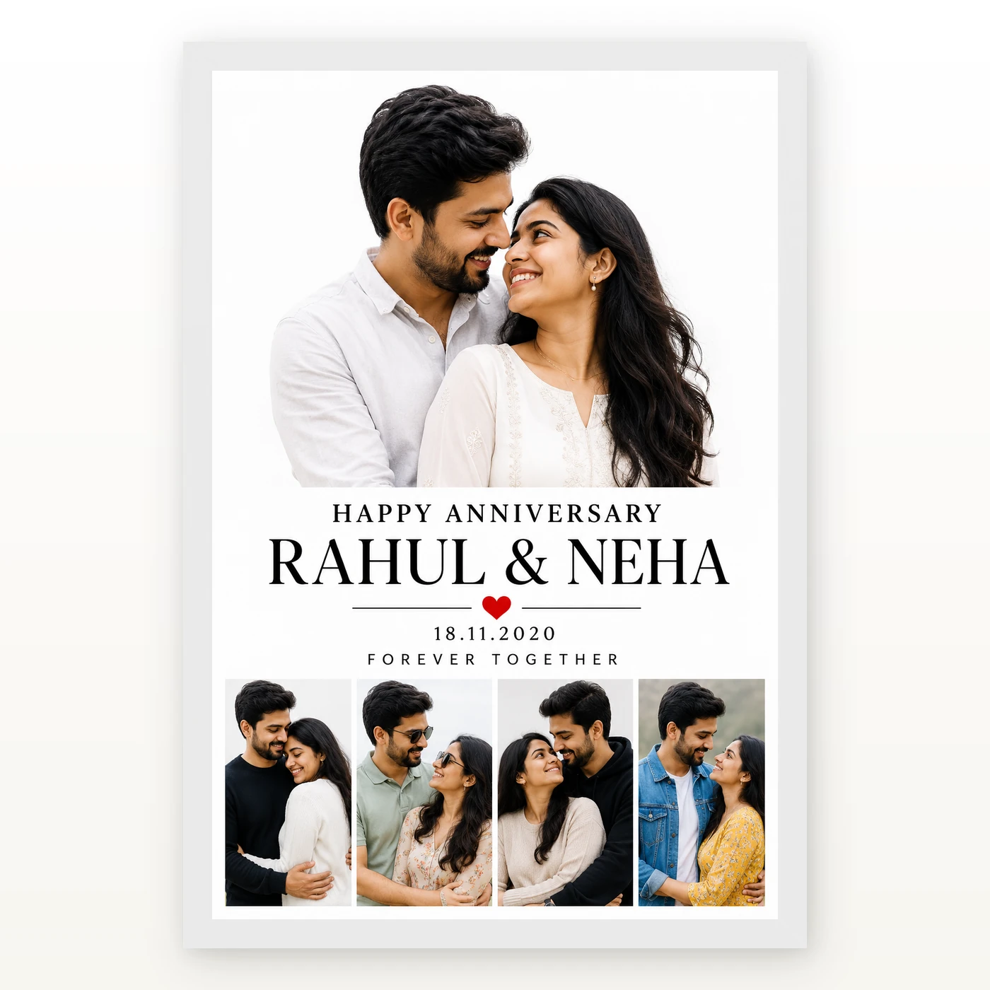 Personalized Our Wedding Anniversary Wedding Anniversary Photo Frame, view 2