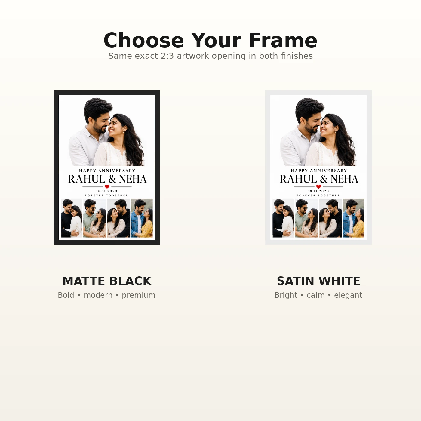 Personalized Our Wedding Anniversary Wedding Anniversary Photo Frame, view 7
