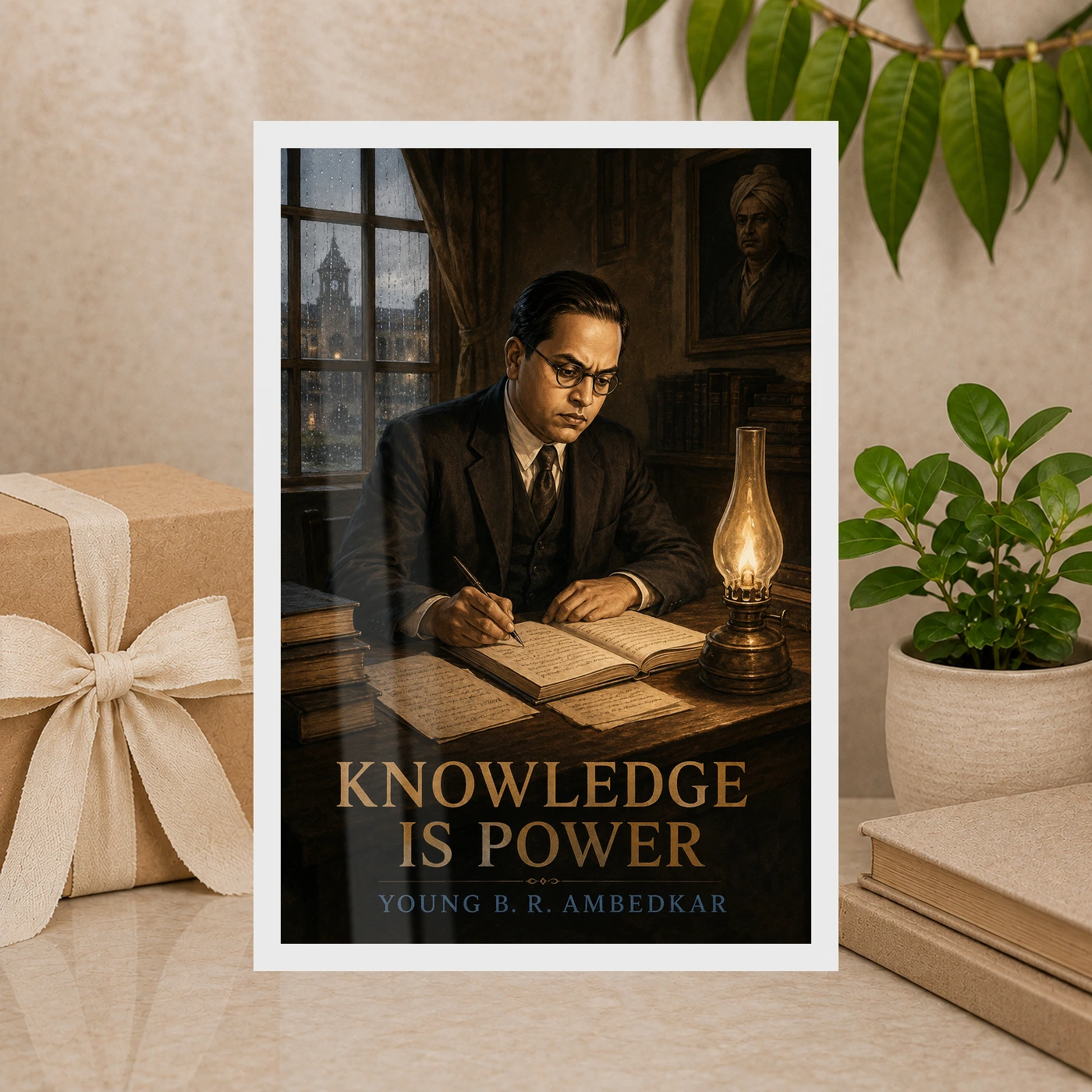Young B. R. Ambedkar Knowledge Is Power Photo Frame, view 10