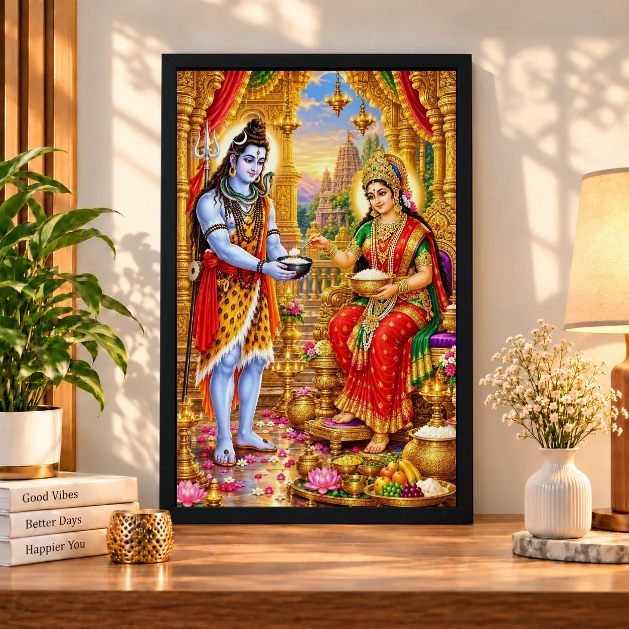 Annapurna Devi Kashi Food Blessings Photo Frame, view 4