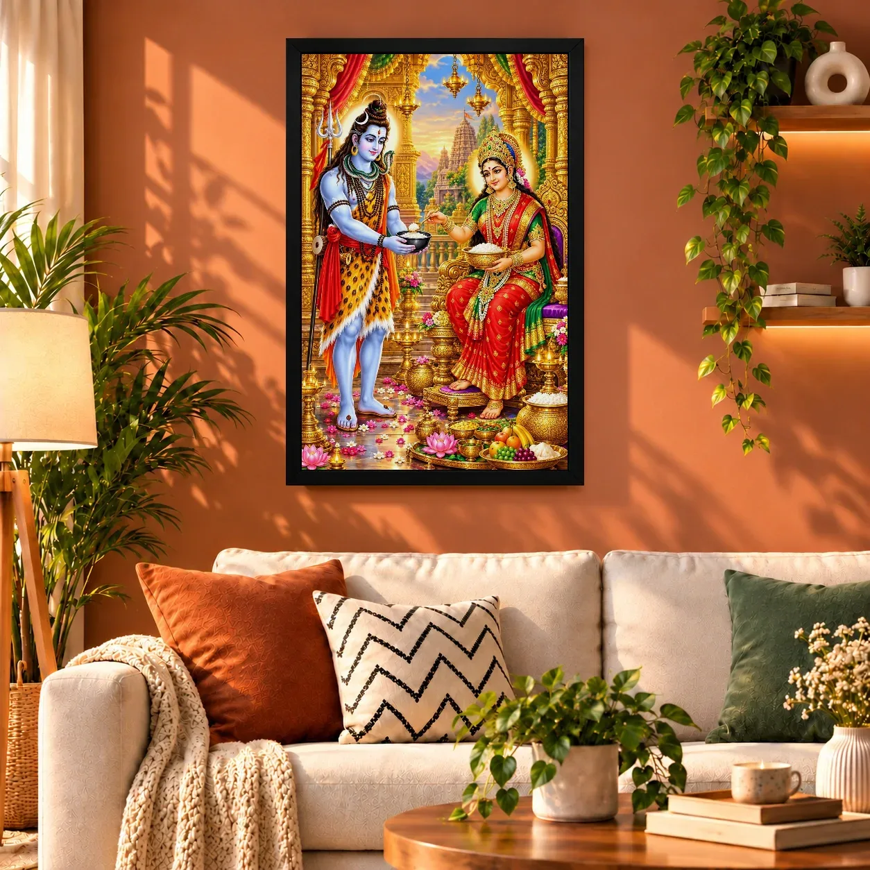 Annapurna Devi Kashi Food Blessings Photo Frame, view 5